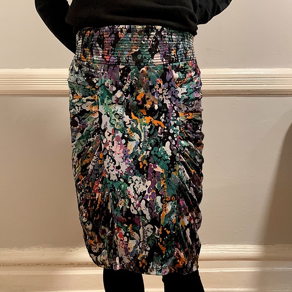 Catherine Malandrino skirt. Yellow label. Ruched skirt - Picture 4 of 4